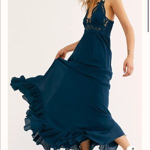 Free People One Adella Maxi Slip Dress LONG